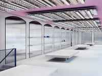 Mega 67, for Acne Studios store, Piazza del Carmine 6, Milan, Skies collection