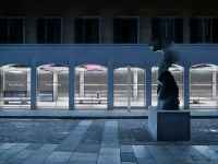 Mega 67, for Acne Studios store, Piazza del Carmine 6, Milan, Skies collection