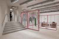 Blower, for Acne Studios store, 3 rue Froissart, Paris, Skies collection