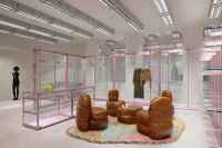 Blower, for Acne Studios store, 3 rue Froissart, Paris, Skies collection