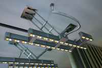 Satellites, for Balenciaga store, 65 boulevard de la Croisette, Cannes, Radiator collection